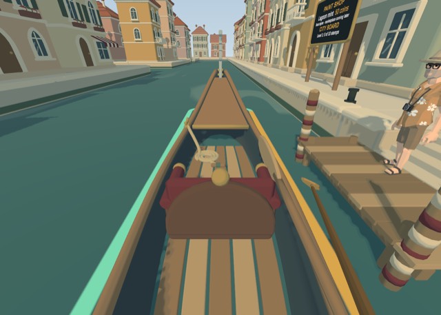 Ease into the mooring box and hold it steady to board.